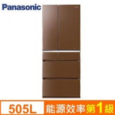 Panasonic國際505L頂級ECONAVI六門變頻冰箱NR-F511VG-T翡翠棕